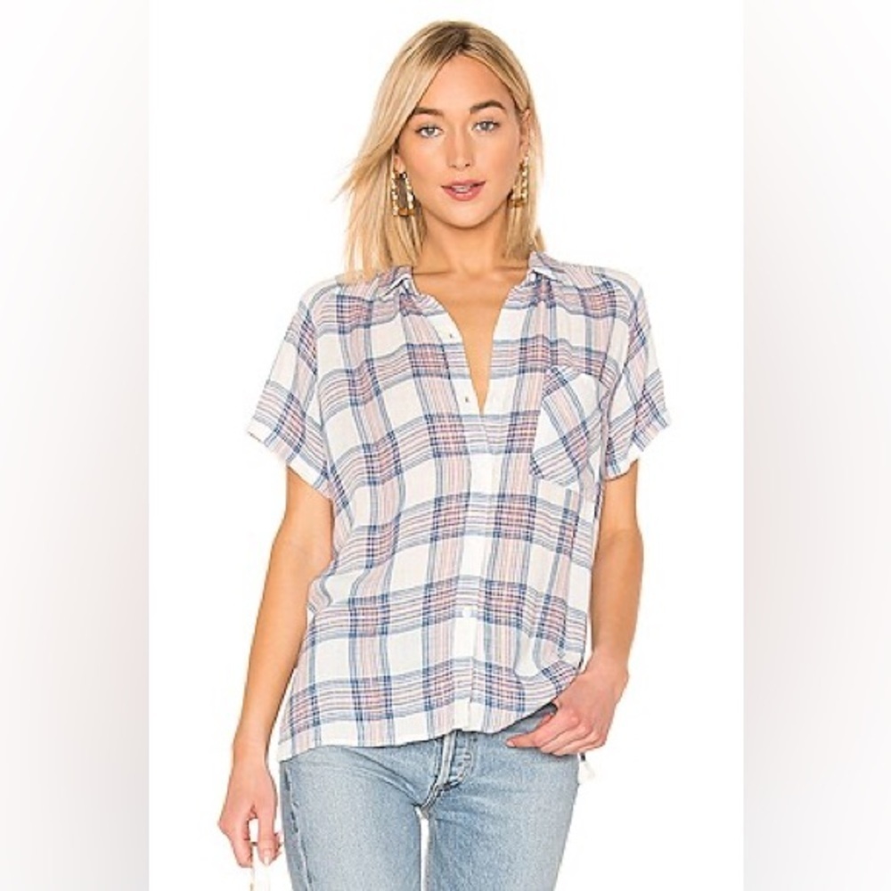 Rails Christine Button Down Top, Size XS